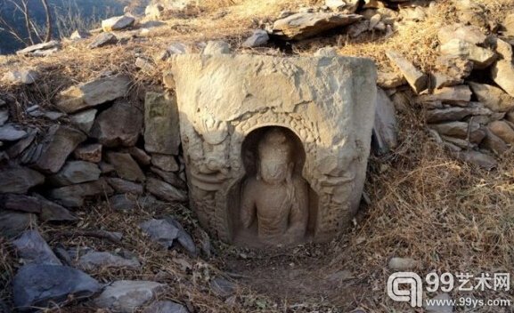 门头沟万佛堂村石佛像