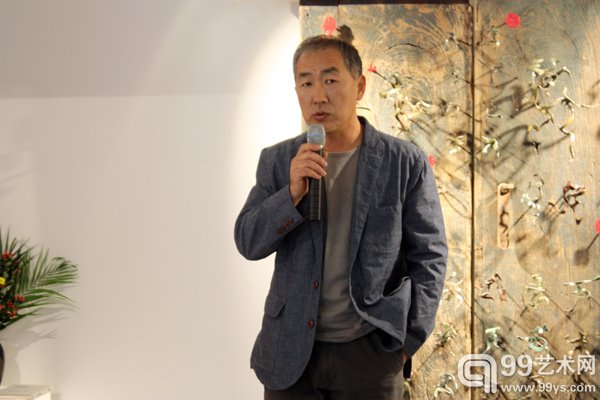 金属雕塑家金锋致辞