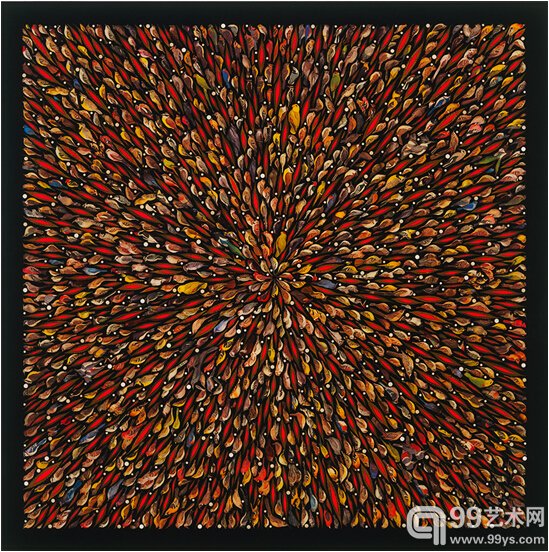 17.Fred Tomaselli，Migrant Fruit Thugs，2006