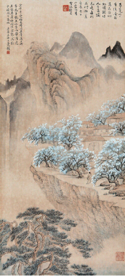 梅屋图 镜心 设色纸本