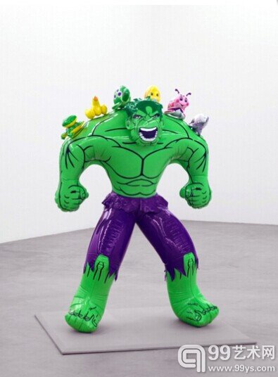 杰夫‧昆斯亚洲大型首个展“Hulk Elvis” 