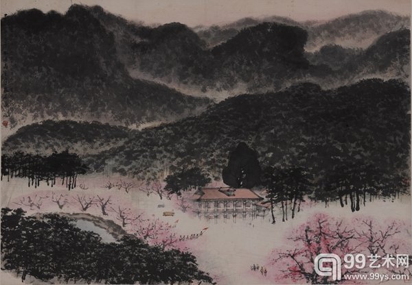 傅抱石 遵义颂