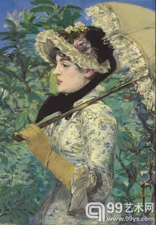 爱德华·马奈（Edouard Manet）佳作《 春天》（1881）