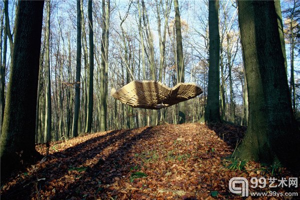Birgit Kratzheller 《风中摇篮》 木材