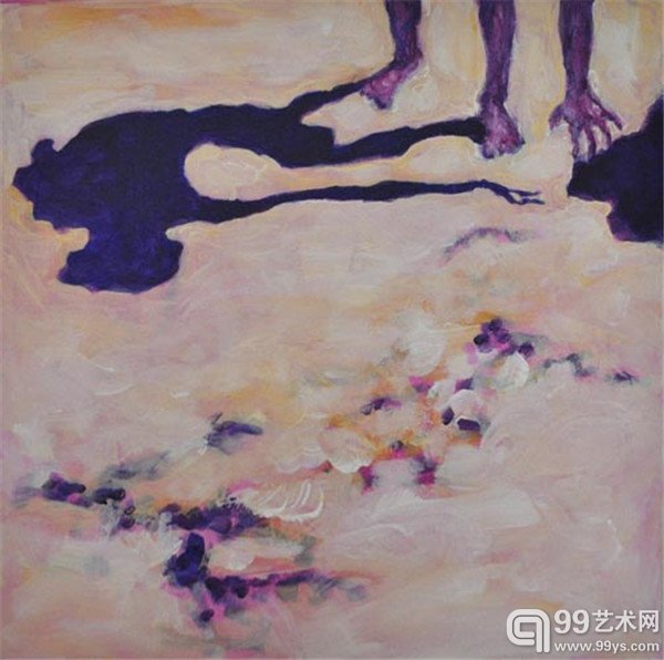 Ulrika Eller-Rüter 影子6 50×50cm 布面丙烯 2014