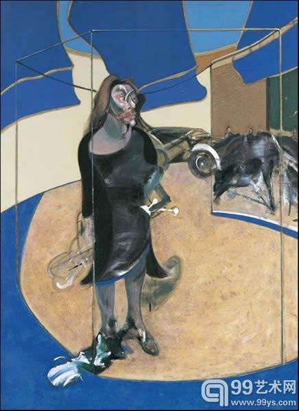 《Isabel Rawsthorne 肖像, 1967》