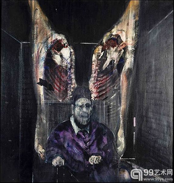 《教皇肖像研究, 1954》