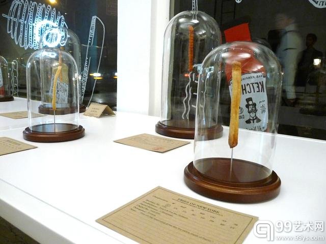他们在纽约展览了80根薯条