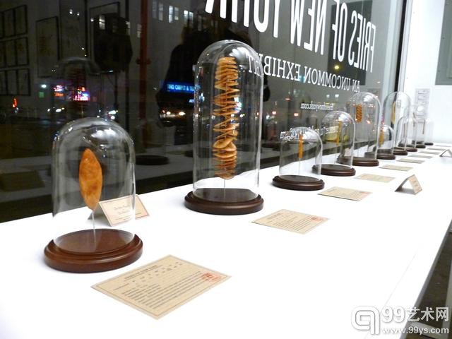 他们在纽约展览了80根薯条