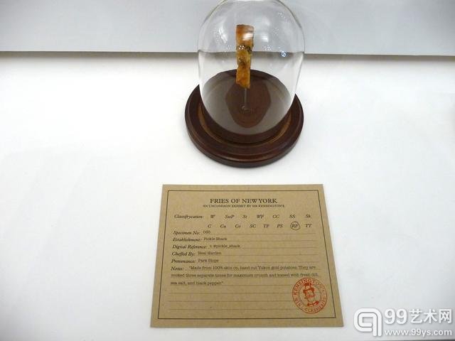他们在纽约展览了80根薯条