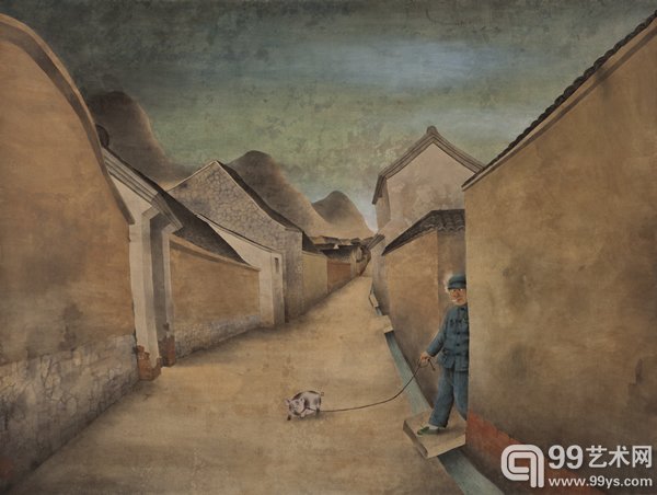 QP027 出门在外 92.8×124cm 2014
