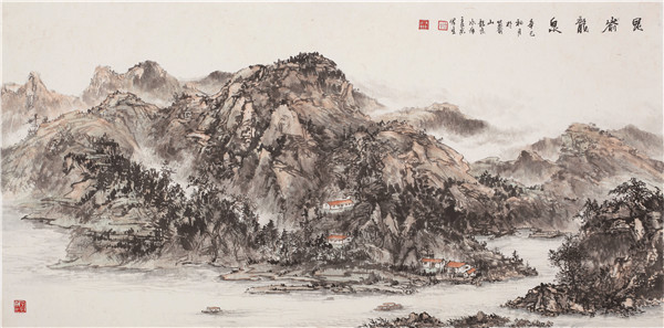 《昆仑龙泉》138×68cm