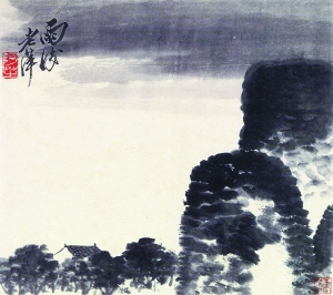 　　齐白石《雨后》