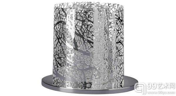 简·亨德里克斯,魔幻之灯1990年,925银,石蜡熔铸,凸纹錾花,雕花,抛光,79.5×29×27.5直径.jpg