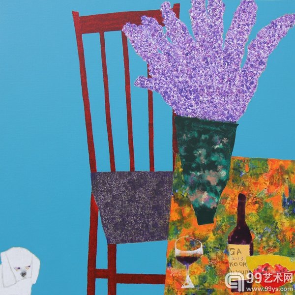 Kook Hyun 《聚会》布面油画.JPG
