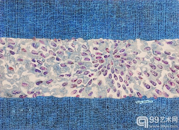 李济珏《流淌的岂止是水》 丙烯颜料 .jpg