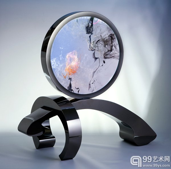 拈花一笑 雕塑 尺寸93x93x50cm 陆军 王尔健.JPG
