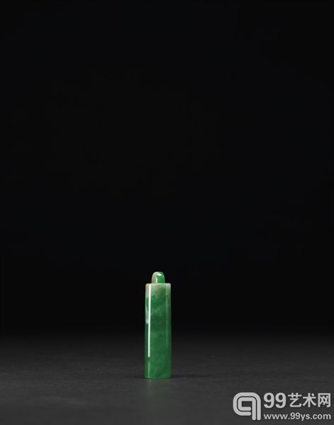 晚清 翠玉翎管