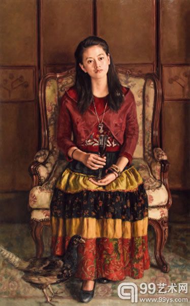 《一杯红酒》杨飞云，2011年北京艺融6,095,000元成交