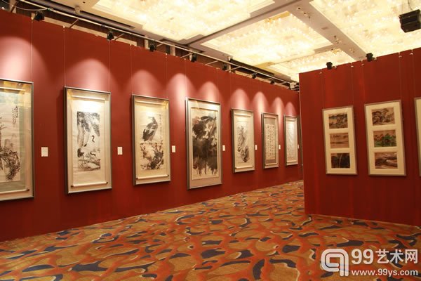 荣宝斋（济南）2014首届拍卖会预展现场
