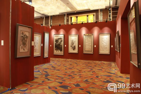 荣宝斋（济南）2014首届拍卖会预展现场