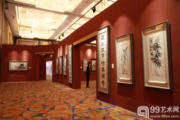 荣宝斋（济南）2014首届拍卖会预展现场