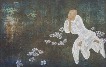 《月华》2014年作设色纸本镜心86x66cm.