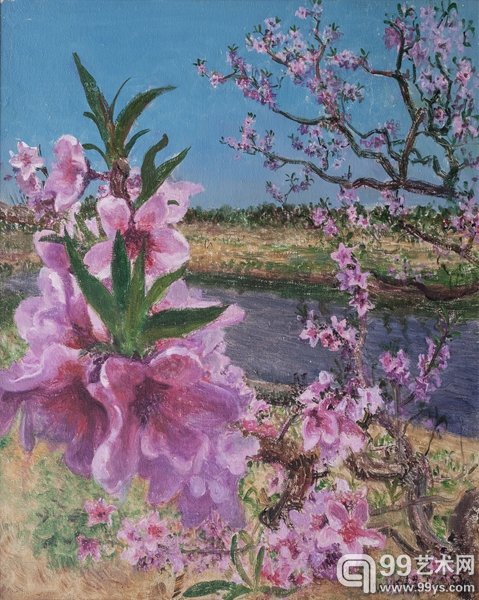周春芽 桃花