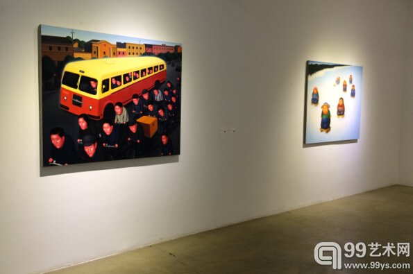展览现场 潘德海作品
