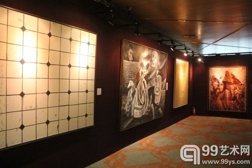 华辰2014秋拍预展现场：中国现当代艺术