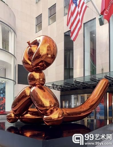杰夫·昆斯(Jeff Koons)《气球猴子(桔色)》