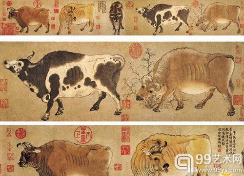 韩滉《五牛图》