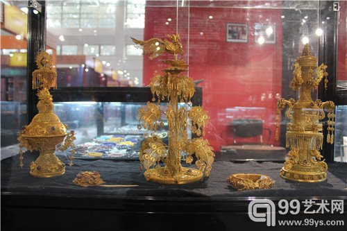 文博会现场 细金