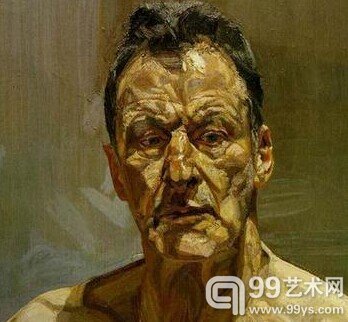 卢西安·弗洛伊德的自画像。