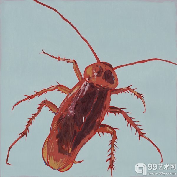 除四害——蟑螂，2014，布面油画