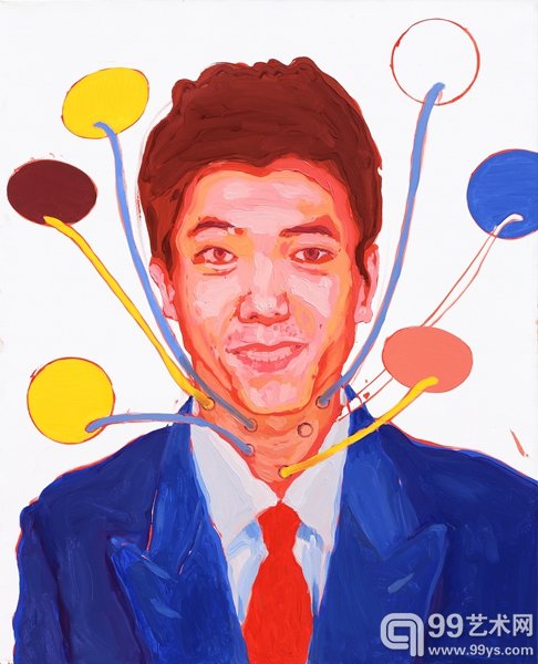 新青年，2013，布面油画，128x104cm