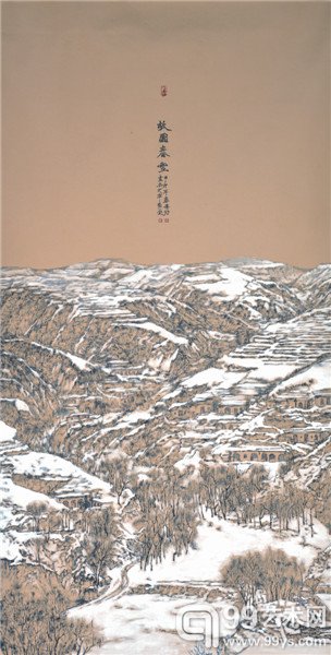 故园春雪 180x98cm