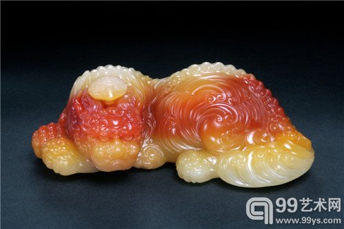 郑颖艺芙蓉石 如意兽