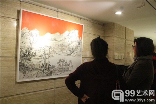“观•境”余萍、陈锋作品展开幕现场