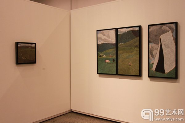 活动现场展出作品