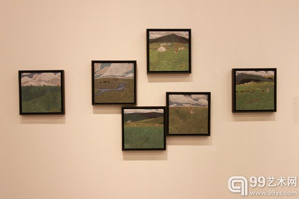 活动现场展出作品