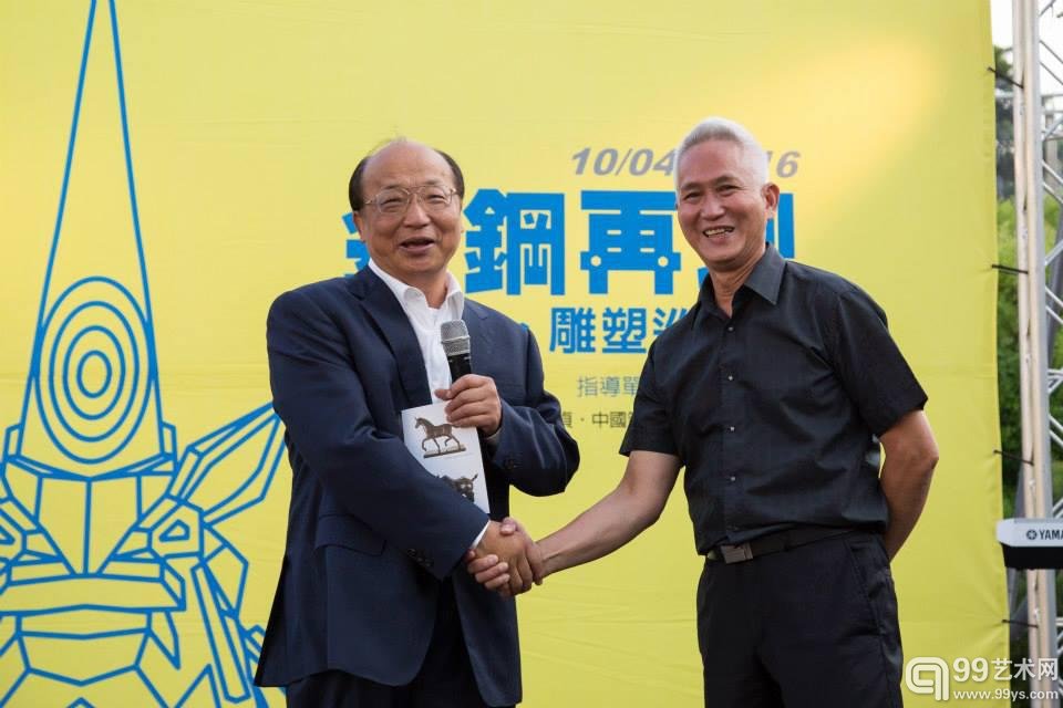 施力仁先生与胡志强市长