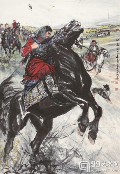 《驯马图》