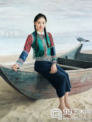 吴成伟 2014年作 惠安女系列-静静的守候	