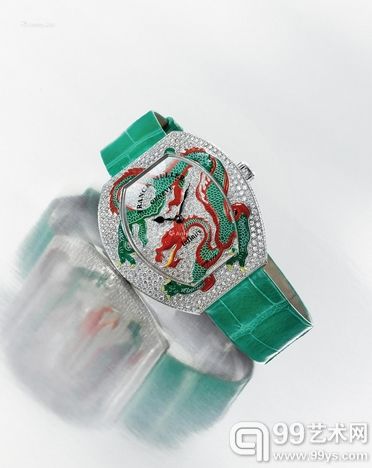 Franck Muller限量生产高级珠宝腕表，型号Infinity Dragon Myth	