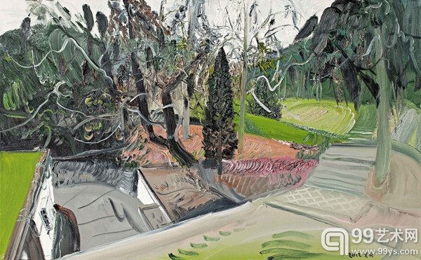 寂静的后院 80x130cm 2012