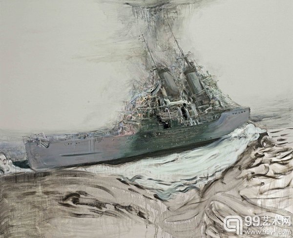 3）张新权-《月食》180x220cm 2013)