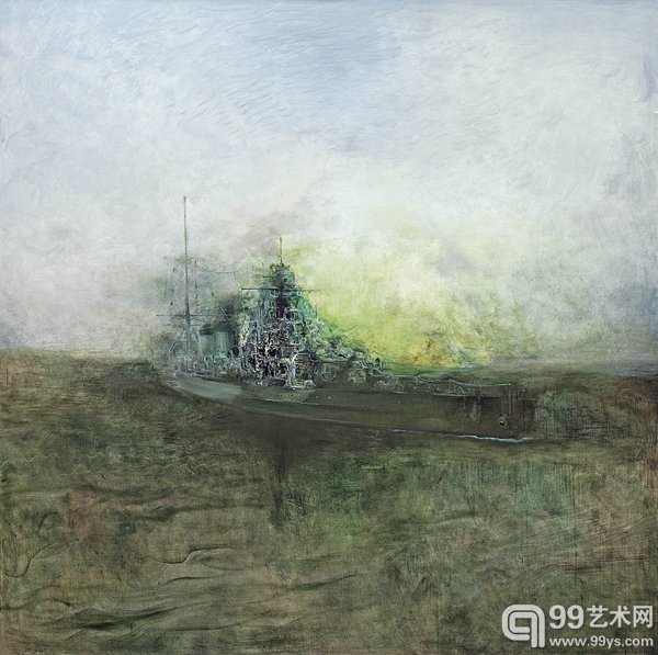 雾  200x200cm 2013