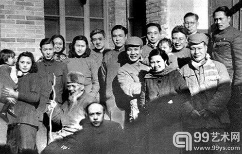 1950年中央美院宿舍(大雅宝胡同甲二号)合影