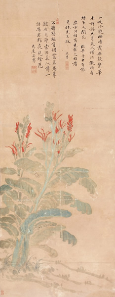 张燕昌 《美人蕉》